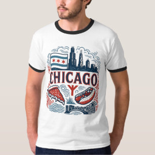Camiseta Orgulho da cidade de Chicago