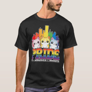 Camiseta Orgulho da Cidade de Minneapolis Minnesota EUA Rai
