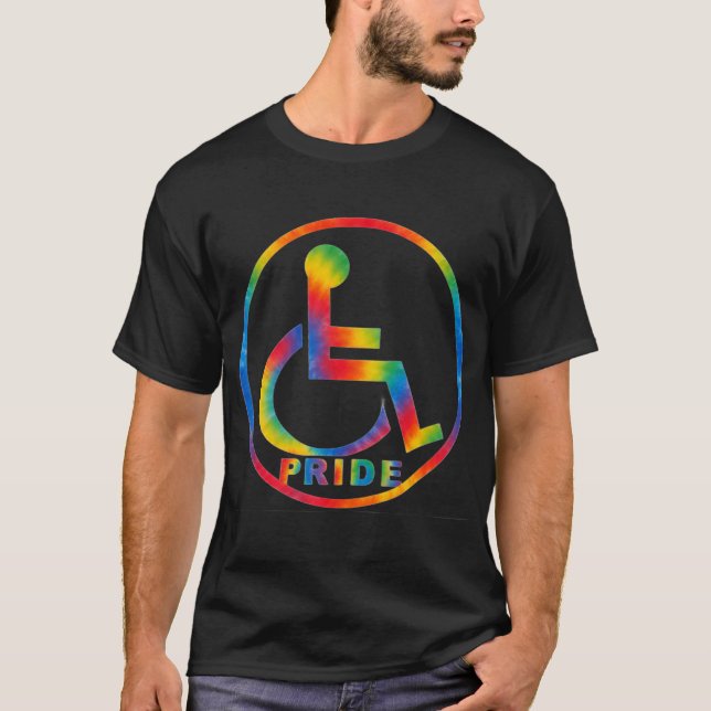 Camiseta Orgulho da Deficiência (Design 2)  (Frente)