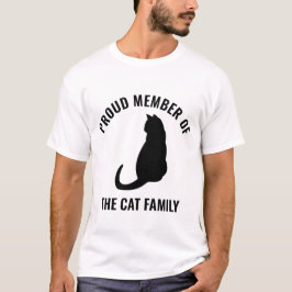 Camiseta Orgulho da família do gato