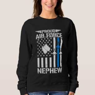 Camiseta Orgulho da Força Aérea Americana Sobrinho USAF Vet