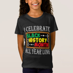 Camiseta Orgulho da História Negra - Mês da História Negra