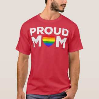 Camiseta Orgulho da Mãe Arco-Íris LGBT Mês