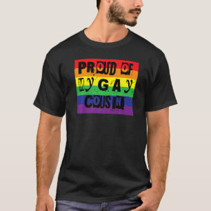 Camiseta Orgulho Da Minha Palavra Gay, Primo Orgulho gay Ra