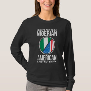Camiseta Orgulho da Nigéria Nigeriana Americano Africano Ra
