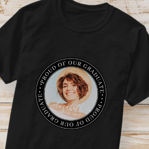 Camiseta Orgulho da nossa Foto de Graduação Moderna do Form