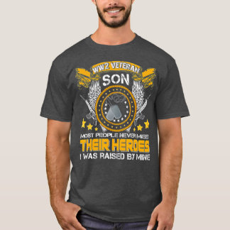 Camiseta Orgulho da Segunda Guerra Mundial Filho Militar WW