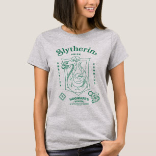Camiseta ORGULHO DA SLYTHERIN™ Ambição Astúcia Brasão