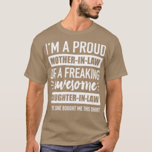 Camiseta Orgulho da sogra da data incrível