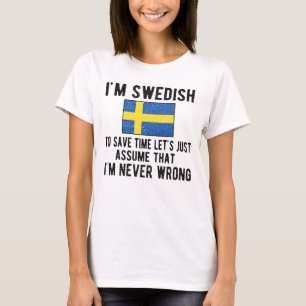 Camiseta Orgulho da Suecia do Patrimônio Sueco Raízes Su