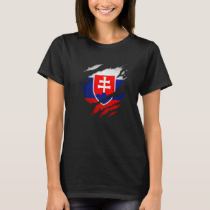 Camiseta Orgulho da Torn Eslovaca Ripper Bandeira Eslováqui