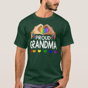 Camiseta Orgulho da vovó LGBT Gay do Orgulho Lésbico
