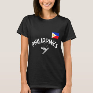 Camiseta Orgulho das Filipinas pinoy esportes esqui filipin