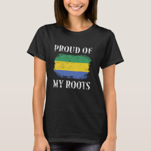 Camiseta Orgulho Das Minhas Raízes Gabonesas Gabonesas Band