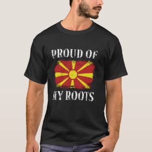 Camiseta Orgulho Das Minhas Raízes Macedônicas Bandeira Nor