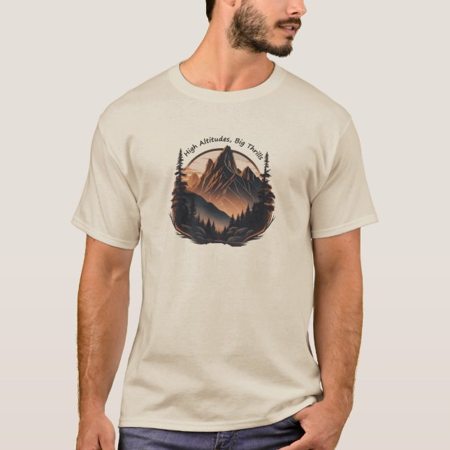 Camiseta Orgulho das montanhas (Frente)