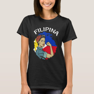 Camiseta Orgulho das Mulheres Filipinas Filipinas Tagalog
