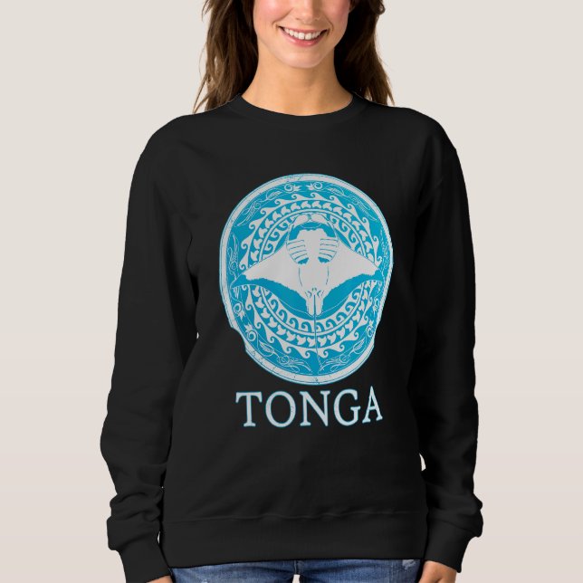 Camiseta Orgulho das Raízes de Manta Ray Tonga (Frente)