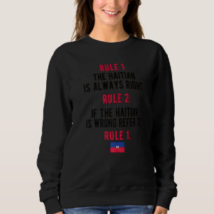 Camiseta Orgulho das regras do Haiti Bandeira das Raízes do