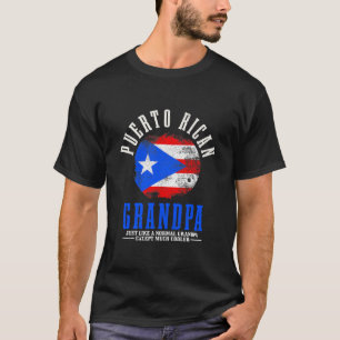 Camiseta Orgulho de Bandeira do Avô Porto Rico