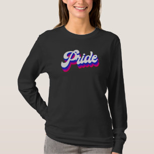 Camiseta Orgulho de Bandeira do Orgulho Bi Bissexual
