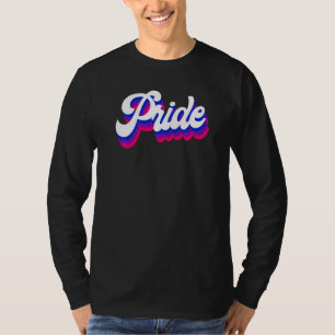 Camiseta Orgulho de Bandeira do Orgulho Bi Bissexual