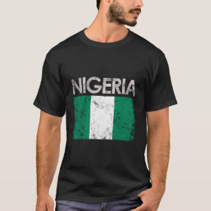 Camiseta Orgulho de Bandeira nigeriano