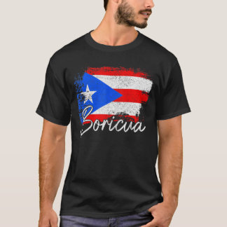 Camiseta Orgulho de Bandeira Porto Rico Boricua Porto Rico