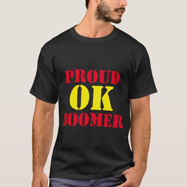 Camiseta orgulho de boomer (Frente)