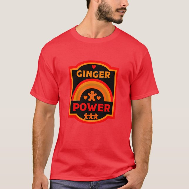 Camiseta Orgulho de Cabelo Ruivo (Frente)