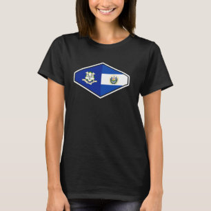Camiseta Orgulho de Connecticut Heritage de El Salvador