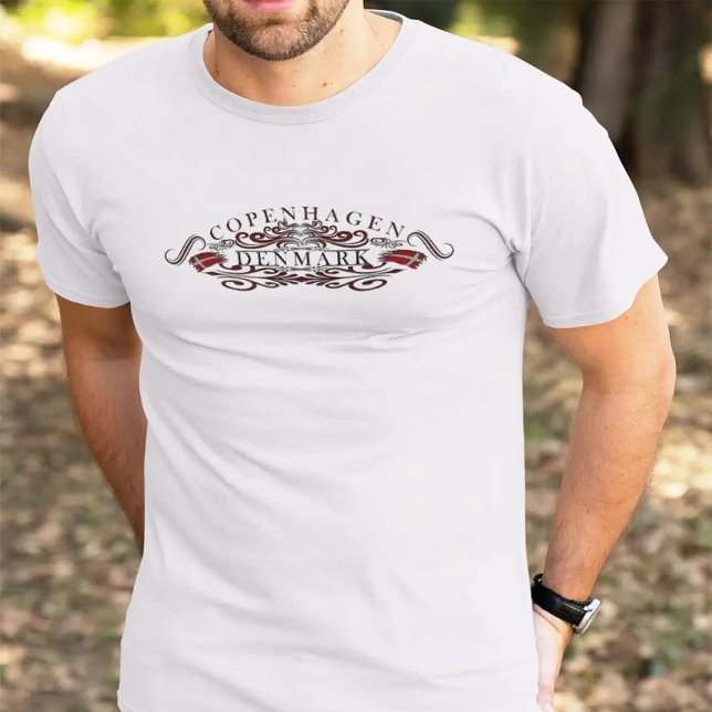 Camiseta Orgulho de Copenhaga (Criador carregado)