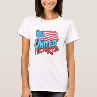 Camiseta Orgulho de corações unidos T,camisa