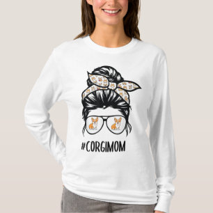 Camiseta Orgulho de Corgi Mãe Cabelos Mensageiros