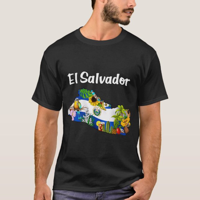 Camiseta Orgulho de El Salvador (Frente)