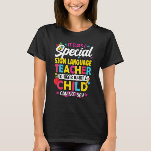 Camiseta Orgulho de Estudante de Língua de Sinais Americana