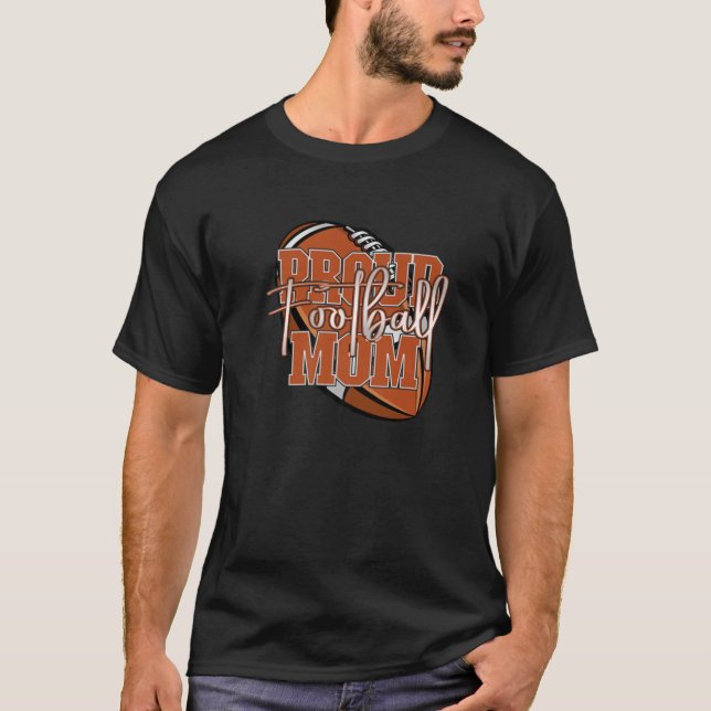 Camiseta Orgulho de Futebol da Família Mãe (Frente)