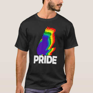 Camiseta Orgulho de Gato Arco-Íris de Cor Gato Gatito 9