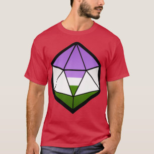 Camiseta Orgulho de Genderqueer D20