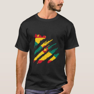 Camiseta Orgulho de Granada Bandeira Grenada Raízes de Gran