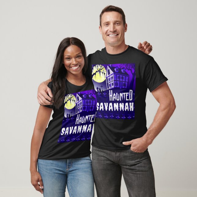 Camiseta Orgulho de Halloween de Savannah Assombrada (Unissex)