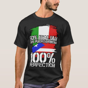 Camiseta Orgulho de Herança do Orgulho de Porto Rico Itali
