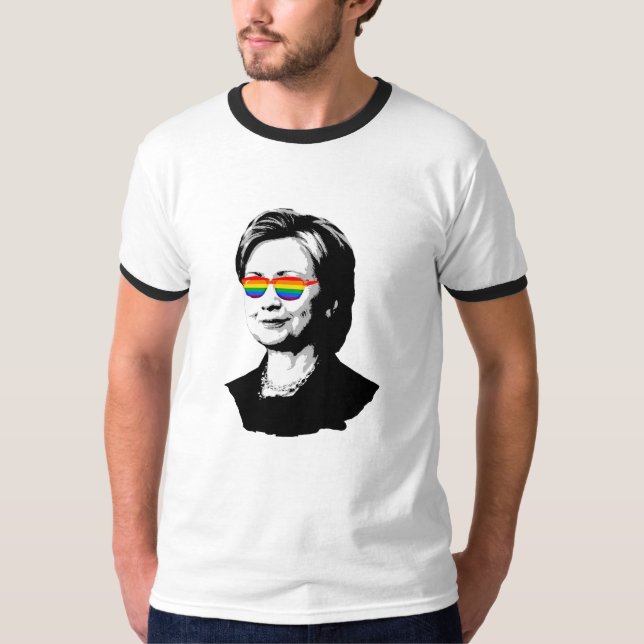 Camiseta Orgulho de Hillary Clinton (Frente)