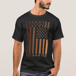 Camiseta Orgulho de História Negra Educado