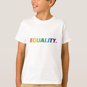 Camiseta Orgulho de igualdade lgbtq lgbt gay arco-íris que