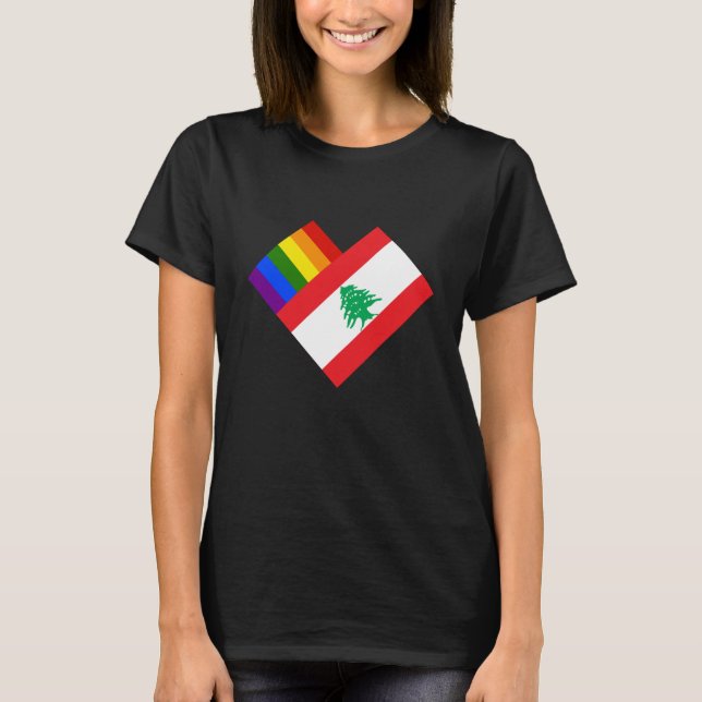 Camiseta Orgulho de Líbano (Frente)