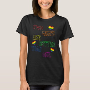 Camiseta Orgulho de Mãe Gay Eu Amo Minhas Duas Mães Para Fi