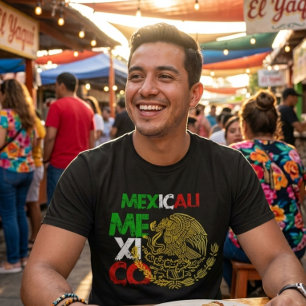 Camiseta orgulho de Mexicali México com emblema de