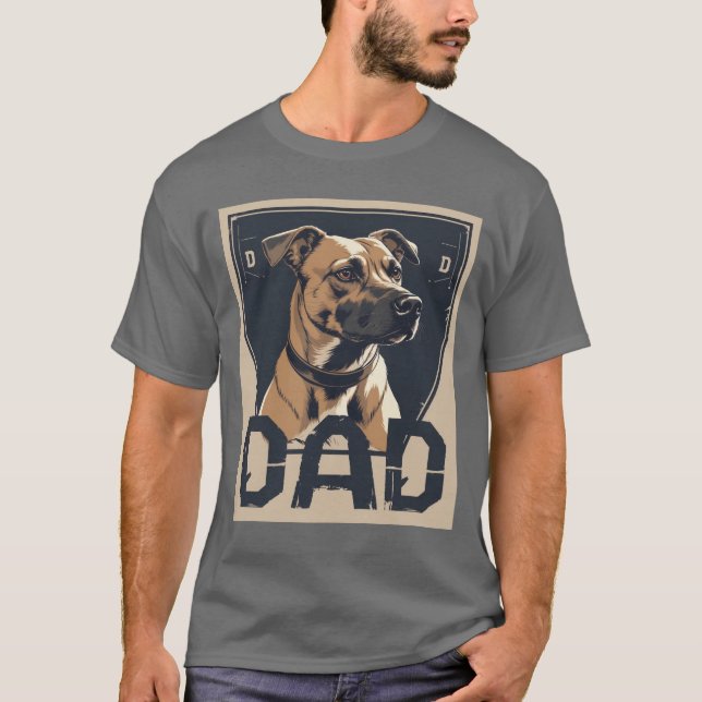 Camiseta Orgulho de Pai de Cães - Arte de Homenagem de Cani (Frente)