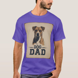 Camiseta Orgulho de Pai de Cães - Arte de Homenagem de Cani